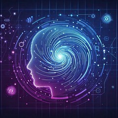 Fototapeta premium abstract technology background