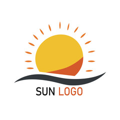 Sun logo design
