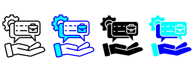 Advice Icon Set Multiple Style Collection