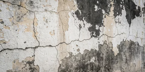 Sierkussen Verweerde muur distressed urban wall surface showing multiple layers of decay   © Background