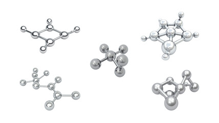 Fototapeta premium iron molecule (png)
