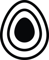 Logo silhouette vector style with white background