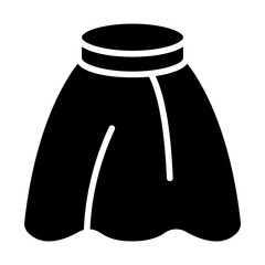 Skirt Solid Icon
