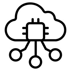 City development Line Icon