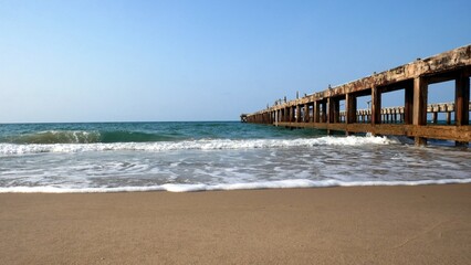 pier on the beach