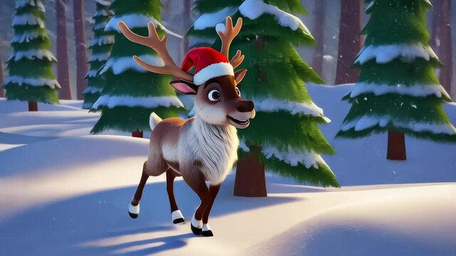 Adorable Christmas Deer