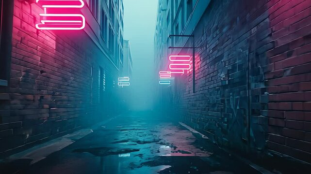 Cyberpunk Futuristic Glow