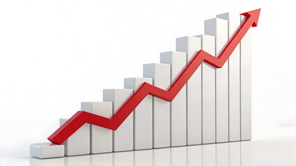 Business Growth Chart: Rising Profits and Financial Success