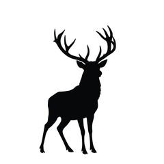 deer silhouette vector