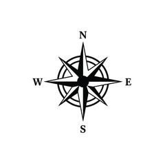 compass rose vector