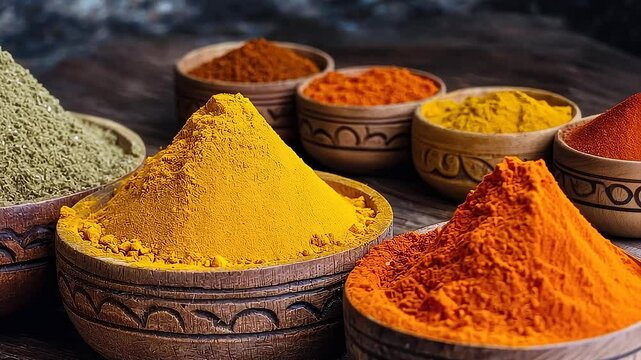 Fiery Red Spice Powder Explosion