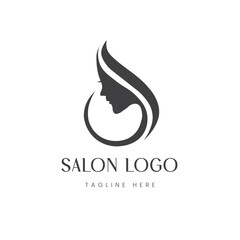 S company salon feminine logo letter S logomark creative icon for a business name vector
