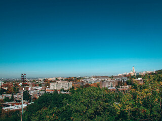 Fototapeta premium View from the Montreal skyline from the Saint Joseph's Oratory of Mount Royal