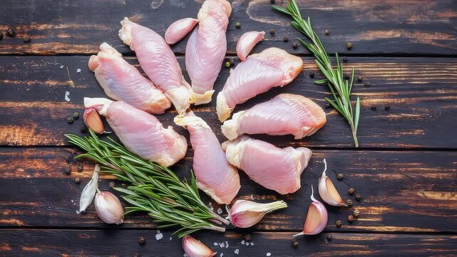 Uncooked Chicken Breast Close-Up