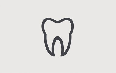 Dental tooth logo design for oral health and hygiene branding