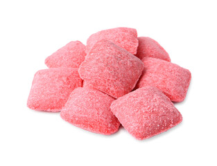 Pile of rat poison isolated on white