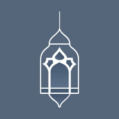 Elegant Arabic Lantern Vector – Islamic Lamp Ornament for Festive Designs-03