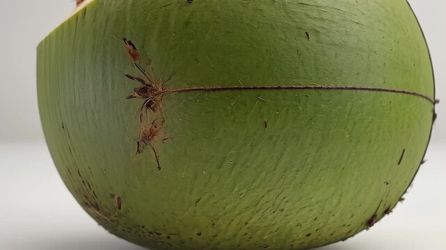 Fresh Coconut Close-Up 