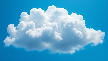 Naklejka premium white-cloud-blue-sky-cumulus