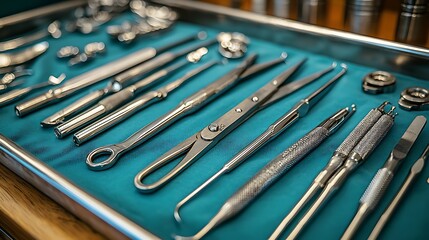 Precision medical tools for surgery use high resolution hd photo