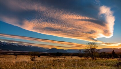 lenticular clouds at sunset amazing natural phenomena
