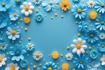 Vibrant Cyan Background Texture for Joyful Advertisements and Greeting Cards