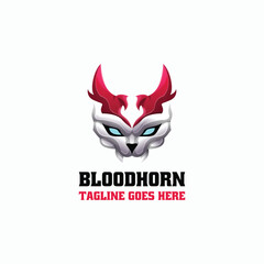 Bloodhorn Gradient Colorful Logo