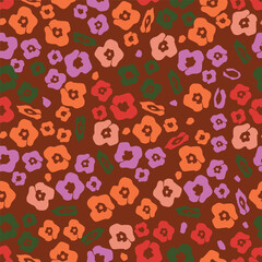 cute flower pattern image for fabric textile or wall decoration
