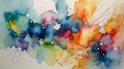 colorful watercolor background