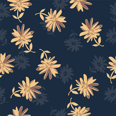 cute flower pattern image for fabric textile or wall decoration