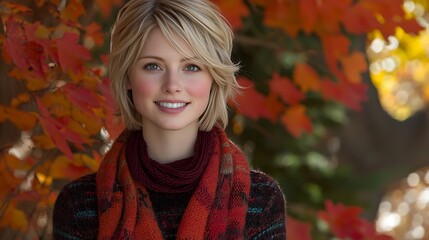 Autumn Portrait of a Woman