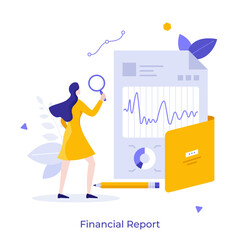 Business Scene With Character Cartoon Illustration