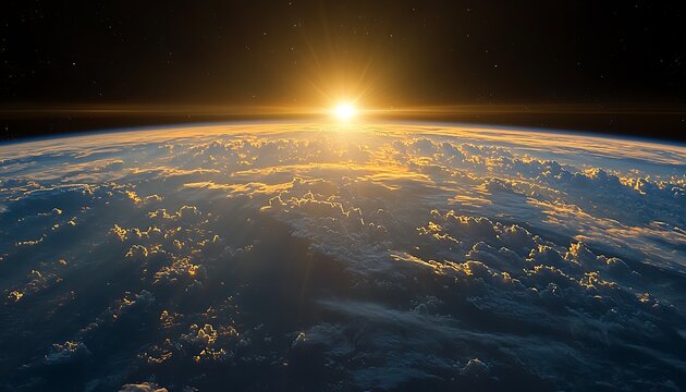 Earth Sunrise from Space (2)