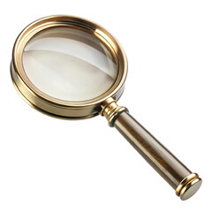 magnifying glass isolated on white