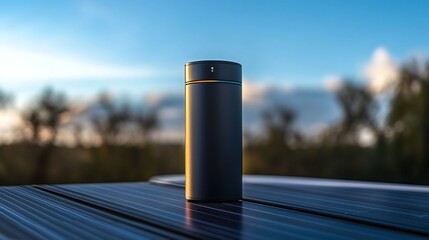 residential solar energy system with photovoltaic panels installed on the roof of a contemporary house harnessing the power of the sun for clean electricity