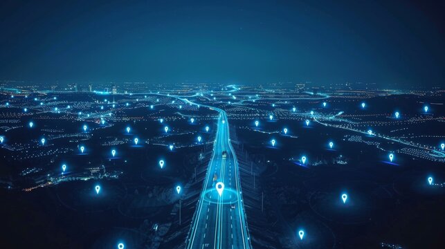 Smart logistics  enhancing fleet management with trucks and gps for optimal efficiency