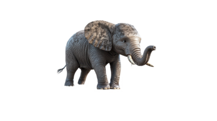 Majestic Elephant on a mission: a solitary elephant, exhibiting its impressive stature. Its presence fills the frame, creating a powerful and compelling visual.