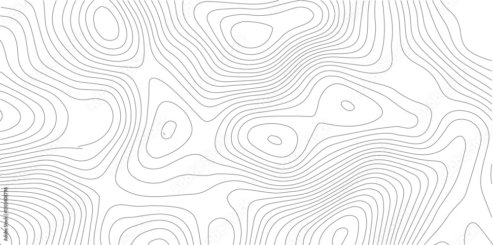 Aufkleber Topographic map background geographic line map with elevation assignments. Modern design with White background with topographic wavy pattern design. paper texture Imitation of geographical map shades