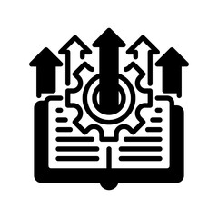 Learning and Development line icon. Universal creative premium symbol. Vector sign icon logo template. Vector illustration