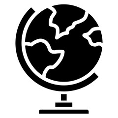 Globe  Icon Element For Design