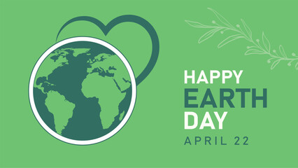 Happy Earth Day 22nd April Celebrates Our Planet