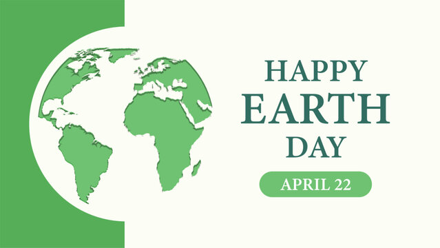 Happy Earth Day 22nd April Celebrates Our Planet