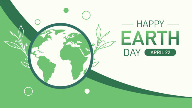 Happy Earth Day 22nd April Celebrates Our Planet