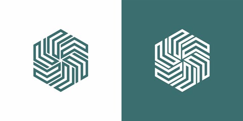 n abstract logo