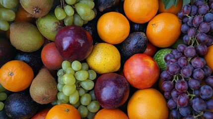 Fresh, colorful fruits and vegetables are for sale at the local farmers market.  Everything is locally grown and organic.
