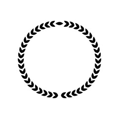 Wreath. Wreaths icons. Vector design elements.