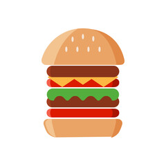 hot dogs, hamburgers, tacos labels, badges and design elements
