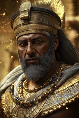 Obraz premium Pharaoh’s Defiance: The Enslavement and the Ten Plagues