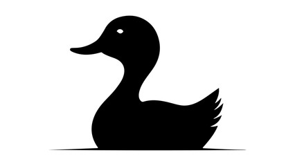 duck simple shape cartoon simple symbol