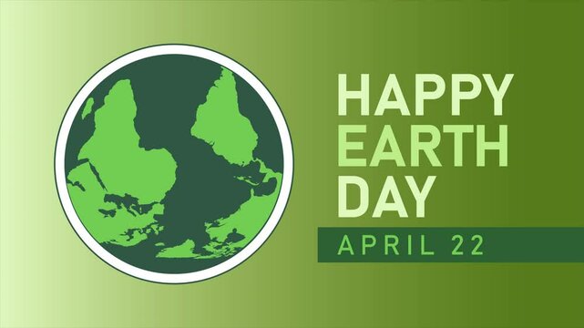 Happy Earth Day 22nd April Celebrates Our Planet